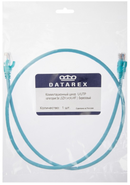 фото Кабель патч-корд U/UTP 5e кат. 10м Datarex DR-181620 в Уфе