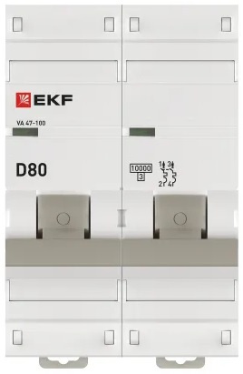 фото Автоматический выключатель  EKF mcb47100-2-80D-pro в Воронеже
