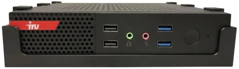 

Компьютер iRu Опал 312 slim 2057721 G6405/8GB/256GB SSD/UHDG 610/GBitEth/90W/Free DOS/черный, Опал 312 slim