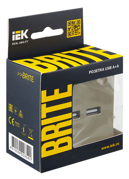 фото Розетка USB  IEK BR-U21-D31-K37 в Омске