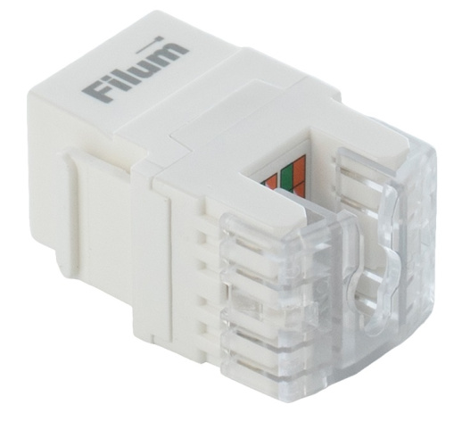 фото Модуль Keystone RJ45 UTP Filum FL-KJ-U5E-WT-180 в Уфе