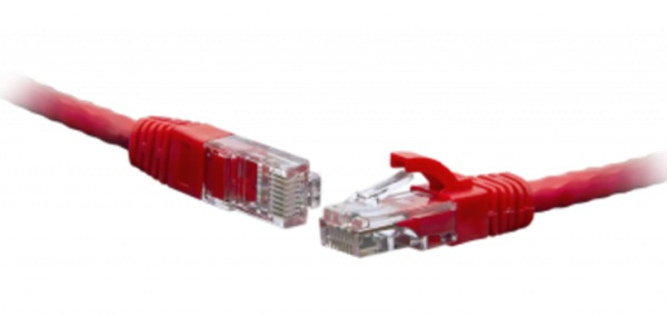 фото Кабель патч-корд U/UTP 5e кат. 10м SNR SNR-UU4-5E-100-LST-RD в Омске