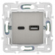 фото Розетка USB  IEK SK-U22-D31-K50 в Казани