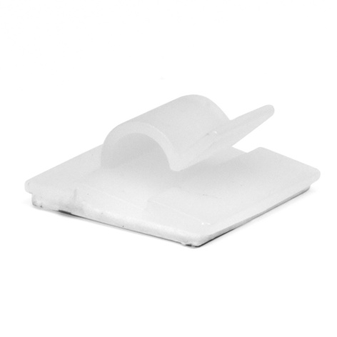 Изображение товара Клипса для кабелей DKC 25436SR самоклеящаяся белая 16 мм