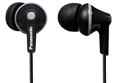 

Наушники Panasonic RP-HJE125 черные, RP-HJE125