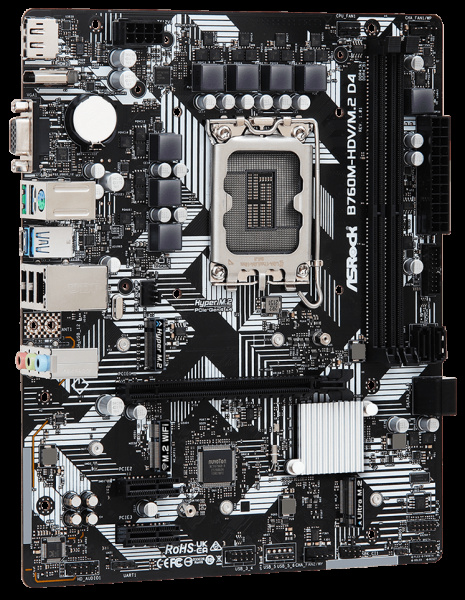 фото Материнская плата mATX ASRock B760M-HDV/M.2 D4 в Самаре