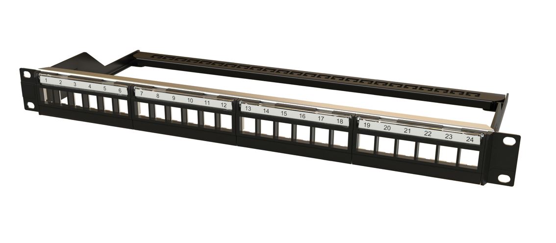 

Патч-панель Hyperline PPBL6-19-24-RM модульная,19", 24 порта, 4 съемные панели по 6 модулей, 1U, для неэкранированных модулей, с задним кабельным орга, PPBL6-19-24-RM