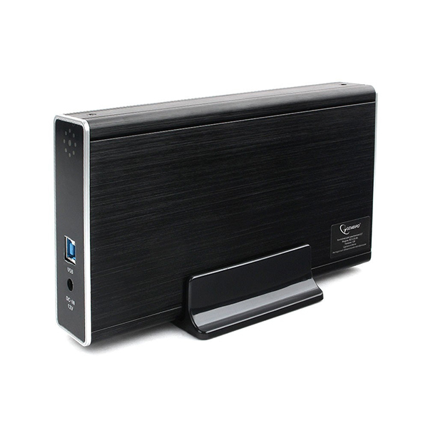 

Внешний корпус для HDD SATA 3.5” Gembird EE3-U3S-80 для HDD/SSD SATA 6Gb/s 3.5", USB 3.0, алюминий, черный, EE3-U3S-80