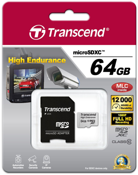 фото Карта памяти 64GB Transcend TS64GUSDXC10V в Уфе