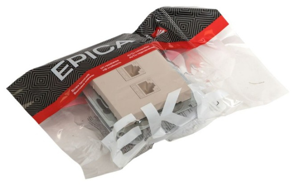 фото Розетка компьютерная  EKF UP1-SOI-RJ45-5