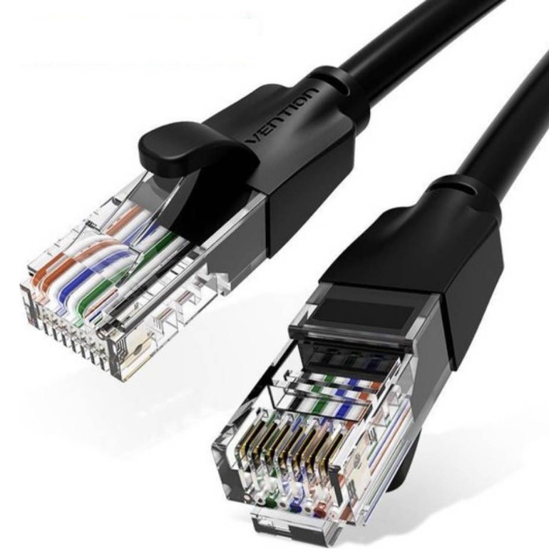 

Кабель патч-корд Vention IBEBK прямой UTP cat.6, RJ45 - 8м., черный, IBEBK