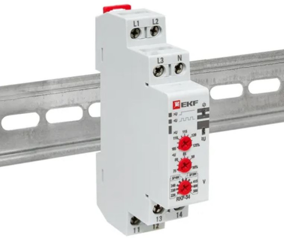 фото Реле контроля фаз EKF rkf-34 в Омске
