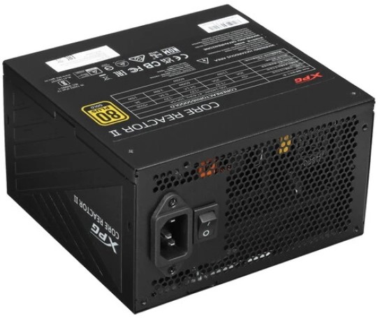

Блок питания ATX ADATA XPG COREREACTORII650G-BKCEU 650W, 80+ GOLD, full modular, 12VHPWR, COREREACTORII650G-BKCEU