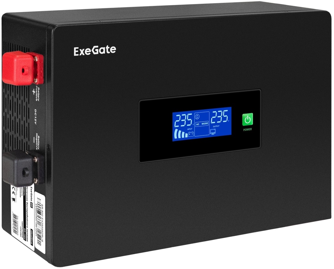 

Комплект Exegate IdealSine SR-1000.LCD.2SH EX297425RUS ИБП EX295993RUS + батарея 200Aч EX282991RUS 1шт (инвертор, синус, для котла, PF=1, настенный) 1, IdealSine SR-1000.LCD.2SH