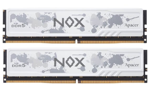 

Модуль памяти DDR5 32GB (2*16GB) Apacer AH5U32G62C532MWAA-2 6200MHz, AH5U32G62C532MWAA-2