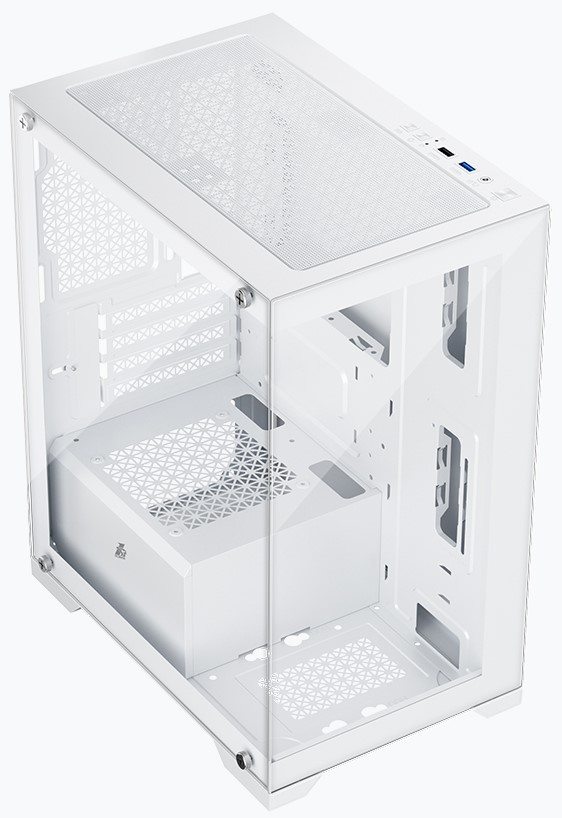 

Корпус mATX 1STPLAYER Mi2-WH-3F1-W белый, без БП, боковая панель из закаленного стекла, USB3.0, USB2.0, HD audio, Mi2-WH-3F1-W