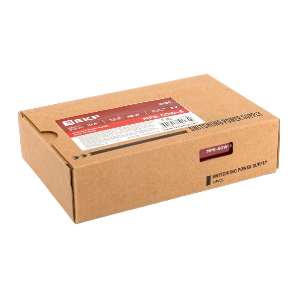 

Блок питания EKF MPS-50W-5 на монтажную панель 50 Вт, 220 В AC /5В DC, MPS-50W-5