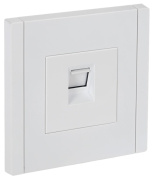 фото Розетка компьютерная IEK FP-K10-2-K01