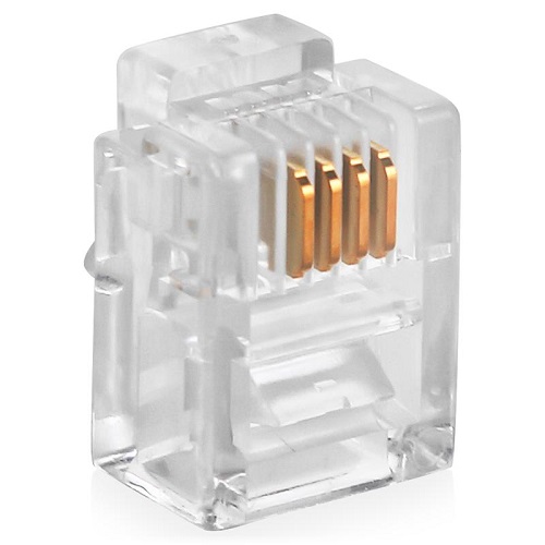 

Коннектор SUPRLAN 10-0229 4P4C (RJ-11) уп. 100шт, 10-0229