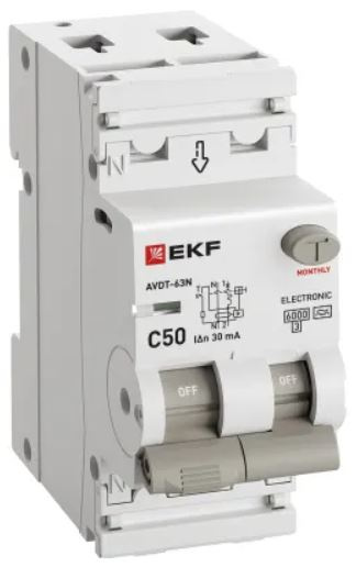 фото Автомат дифференциальный EKF D63N26EA50C30 в Казани