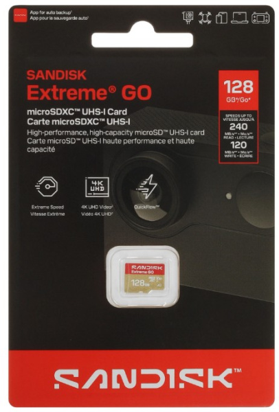 фото Карта памяти microSDXC 128GB SanDisk Extreme Go в Красноярске