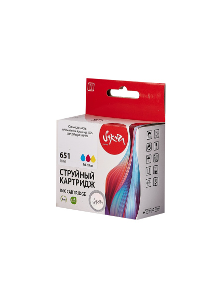 фото Картридж струйный Sakura C2P11AE (№651 Tri-colour) в Екатеринбурге