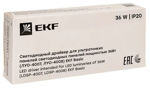 фото Драйвер светодиодный  EKF LDSP-4008-36 в Уфе