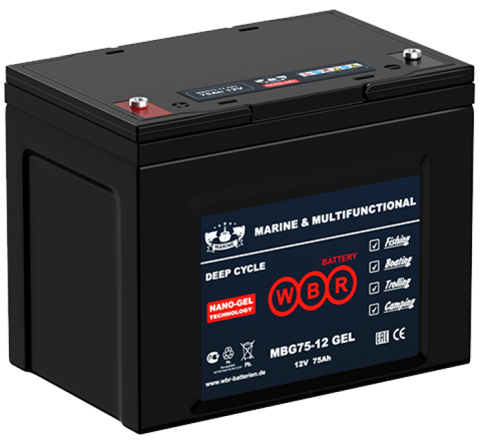 

Аккумулятор WBR MBG 75-12 12В, 75Ач, MBG 75-12