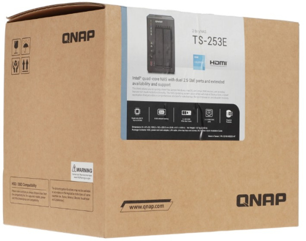 фото Сетевой RAID-накопитель QNAP TS-253E-8G