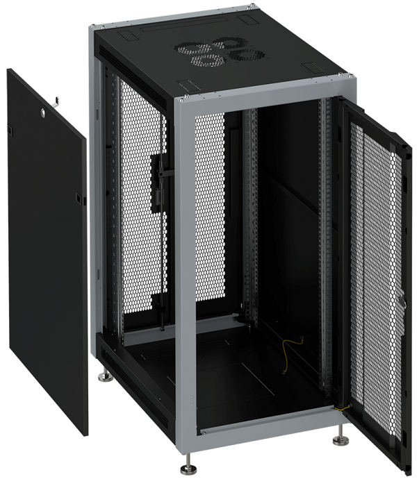 

Шкаф напольный 19", 37U SYSMATRIX SL 6637.934 600x600x1780mm (ШхГхВ) передняя дверь перфорированная, задняя дверь двухстворчатая перфорированная, пово, SL 6637.934