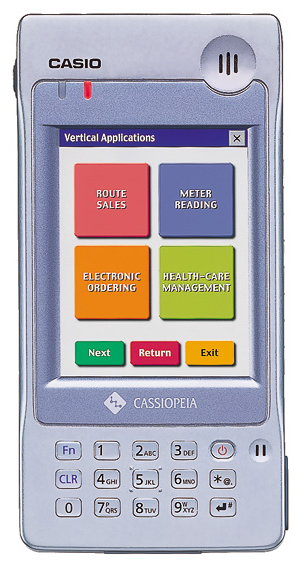 Изображение товара Карманный терминал Casio IT-500 с лазерным сканером и Windows CE
