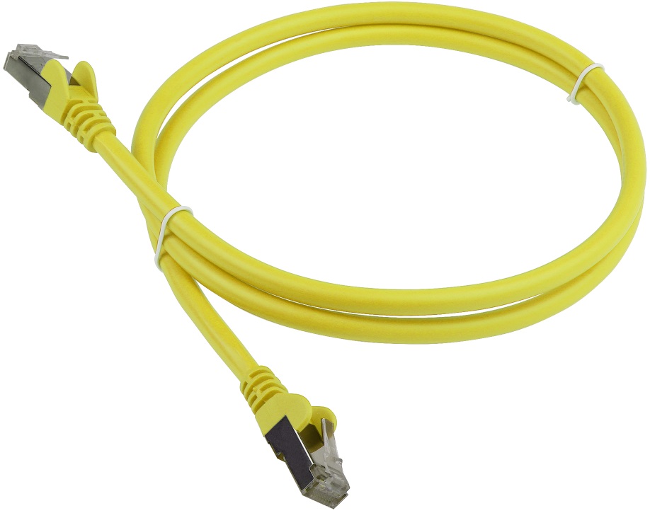 

Кабель патч-корд F/UTP 6 кат. 3м Lanmaster LAN-PC45/S6-3.0-YL RJ45 - RJ45, 4 пары, желтый, LSZH, LAN-PC45/S6-3.0-YL