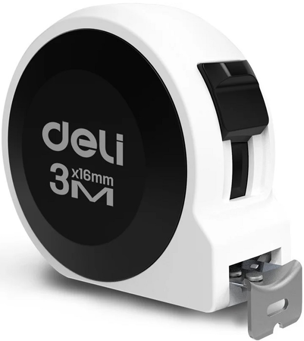 

Рулетка Deli H8003B Home Series White 3м х 16мм, эксклюзивный дизайн, H8003B