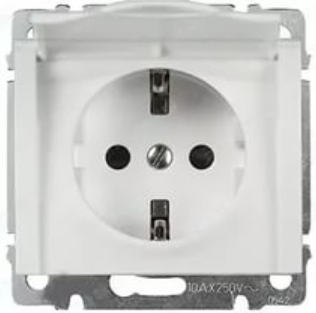 

Розетка Legrand 771064 Galea Life с/з со шторками с крышкой в сборе с накладкой белая, 771064