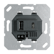 фото Розетка Jung USB15CASW