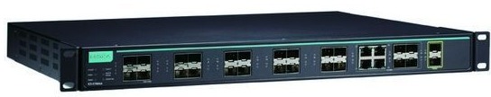 

Коммутатор управляемый MOXA ICS-G7826A-20GSFP-2XG-HV-HV-T 3 уровня с 20 слотами 100/1000BaseSFP, 4 combo-портами 10/100/1000BaseT(X) или 100/1000BaseS, ICS-G7826A-20GSFP-2XG-HV-HV-T