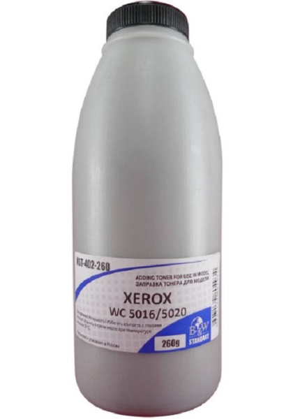 Изображение товара Тонер B&W XST-402-260 для Xerox WC 5016 5020 черный 260 г