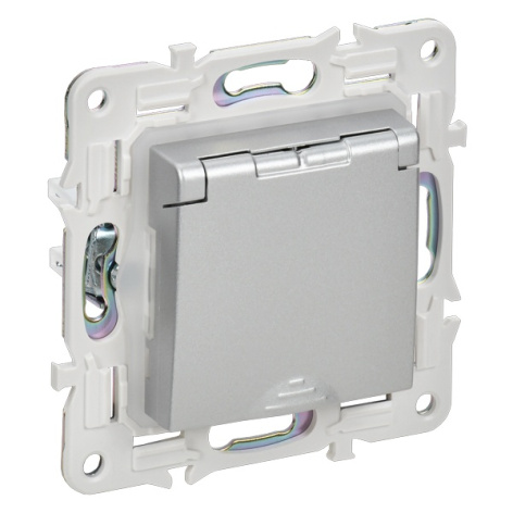 фото Розетка с заземлением с крышкой IEK SK-R16-16-44-K23 в Уфе