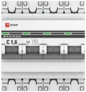 фото Автоматический выключатель EKF mcb4763-4-1.6C-pro