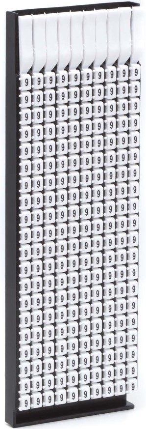 

Маркер на кабель DKC MKF999WS2 сечением 1,5-2,5мм пустой белый, "Mark" (уп/200 шт), MKF999WS2