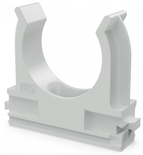 Изображение товара Клипса Промрукав для труб ПВХ гофрированных 32 мм 10 шт