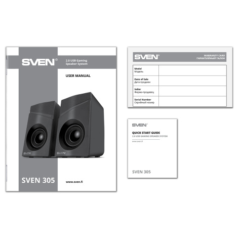 фото Компьютерная акустика 2.0 Sven 305 в Перми