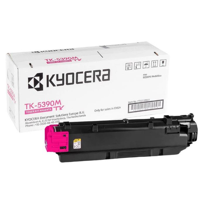 

Тонер-картридж Kyocera TK-5390M 1T02Z1BNL0 красный для ECOSYS PA4500cx , 13 000 стр., TK-5390M