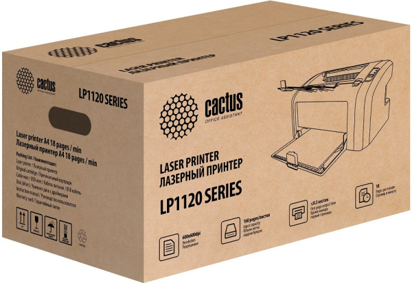 фото Принтер лазерный черно-белый Cactus CS-LP1120NWW в Уфе