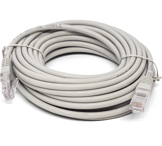 

Кабель патч-корд U/UTP 6 кат. 15м Filum FL-U6-C-LSZH-15M 26AWG(7x0.16 мм), чистая медь, LSZH, серый, FL-U6-C-LSZH-15M