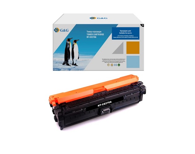 

Картридж G&G GG-CE270A черный (13000стр.) для HP LJ Ent CP5525, GG-CE270A