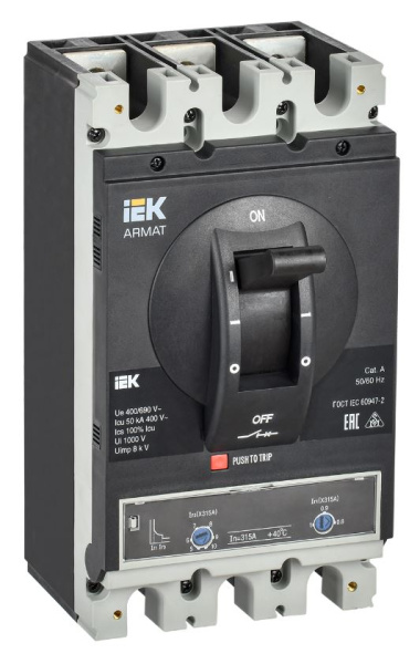 фото Автоматический выключатель в литом корпусе IEK AR-MCCB-3H-050-0315A-ATUC в Перми