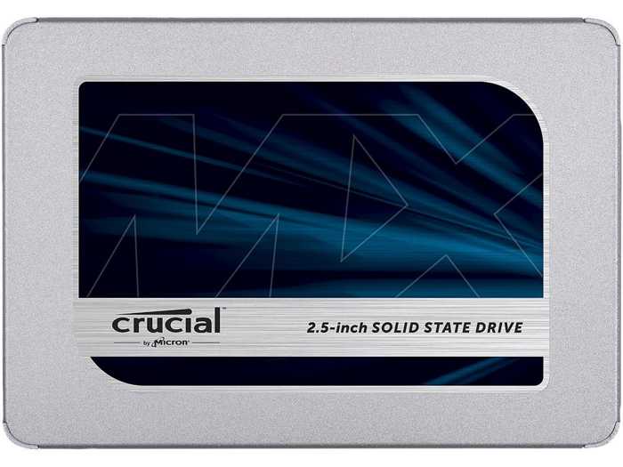 

Накопитель SSD 2.5'' Crucial CT500MX500SSD1 MX500 500GB SATA 6Gb/s TLC 560/510MB/s 7nm, CT500MX500SSD1