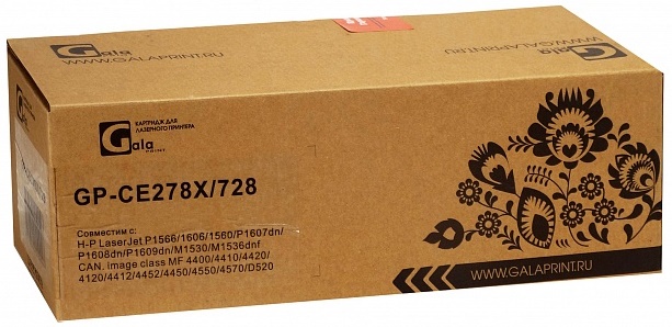 

Картридж GalaPrint CE278X/726/728 (№78X) 2300 копий, CE278X/726/728
