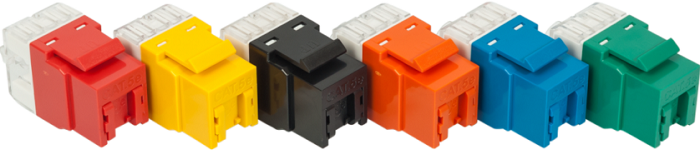 

Модуль Lanmaster LAN-OK45U6/180P-RD Keystone, RJ45, кат.6, UTP, 180 градусов, со встроенной шторкой, красный, LAN-OK45U6/180P-RD